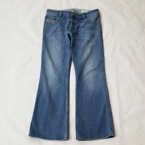 Diesel Zaf Boot Cut Jeans Size 32x30 Button Fly